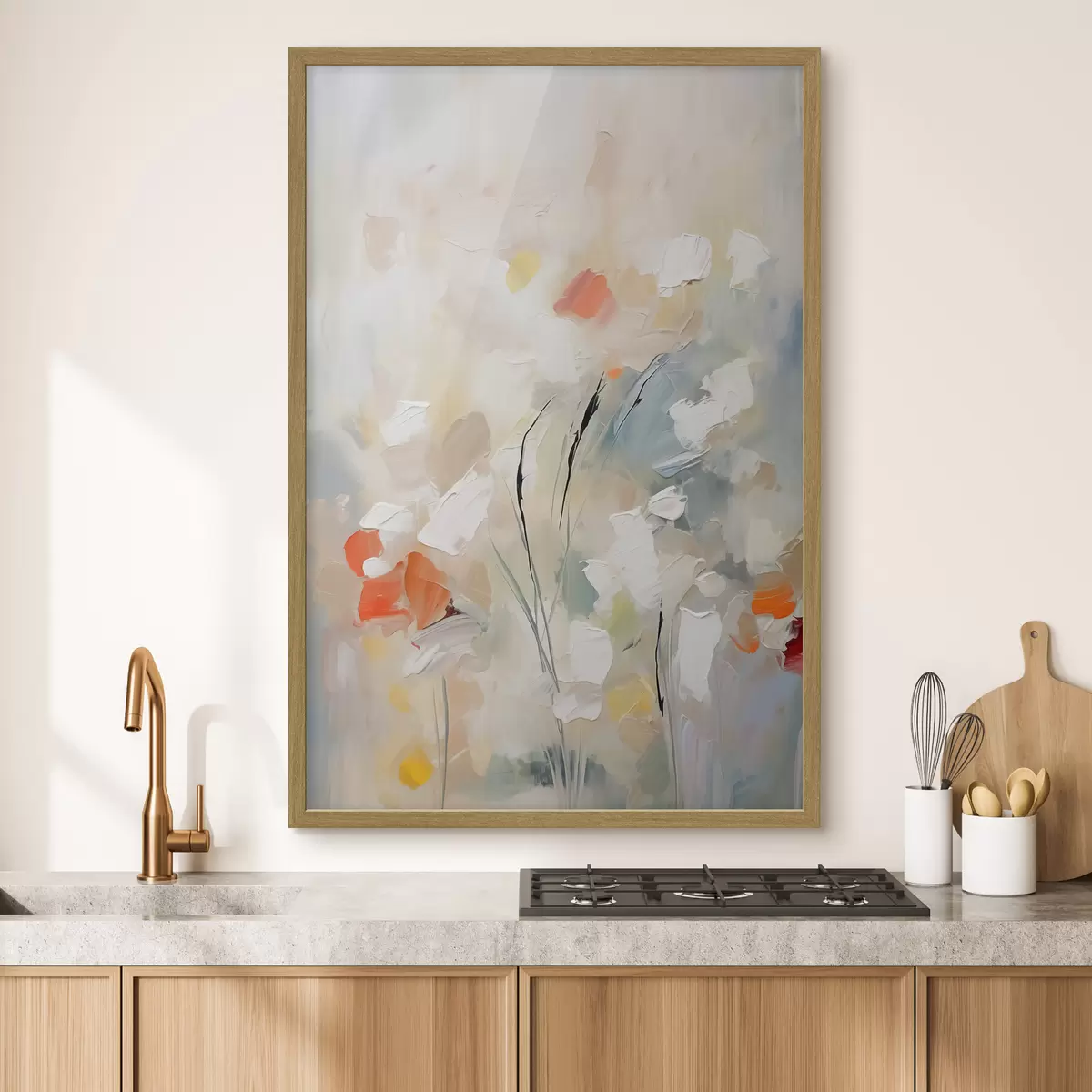Poster Abstraction f44136