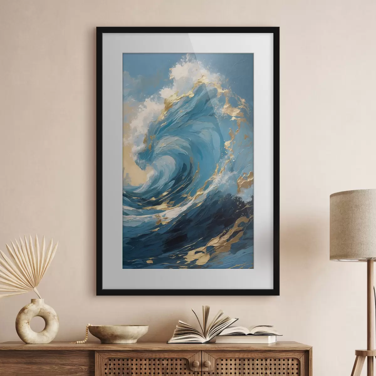 Poster Montée du tsunami f44084