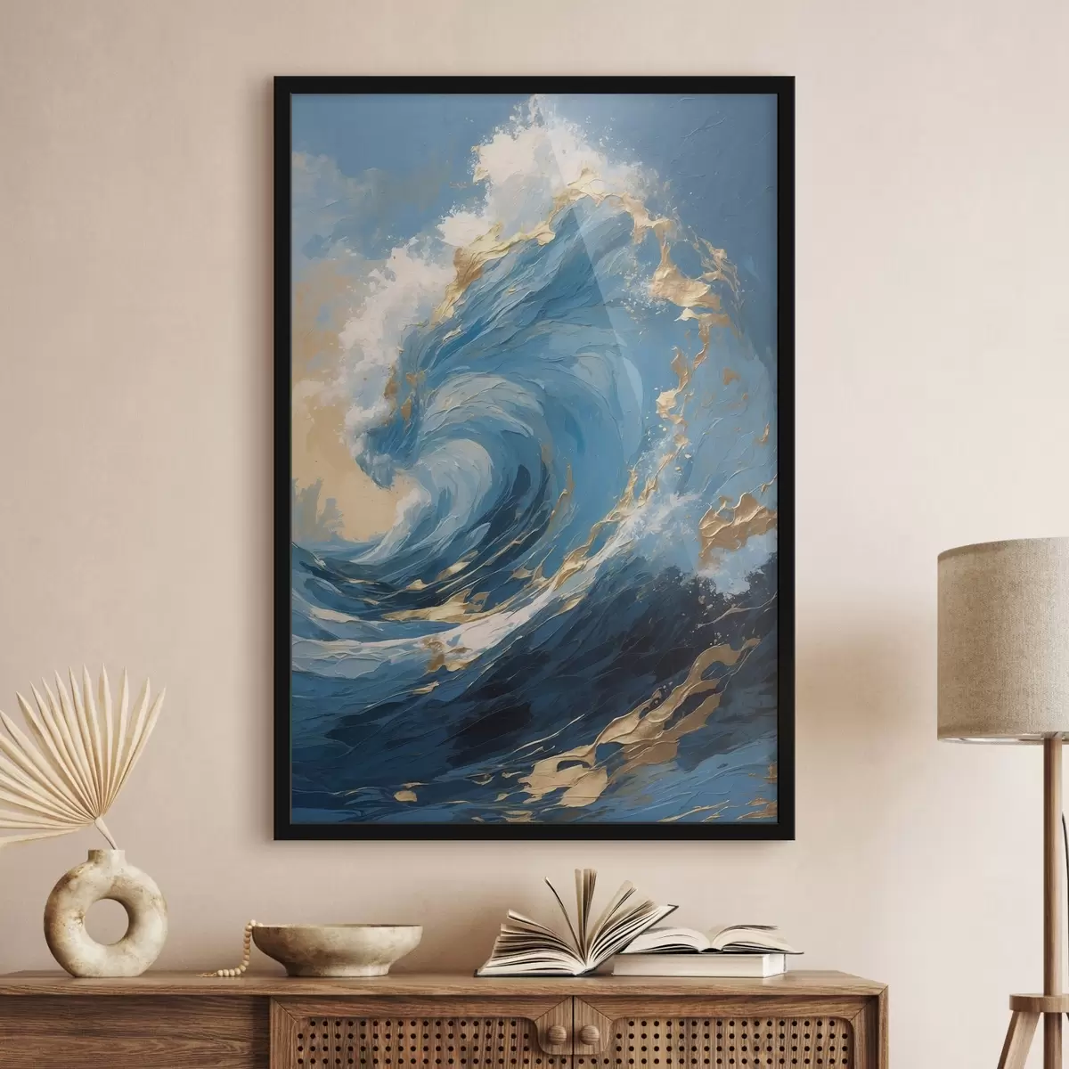 Poster Montée du tsunami f44084
