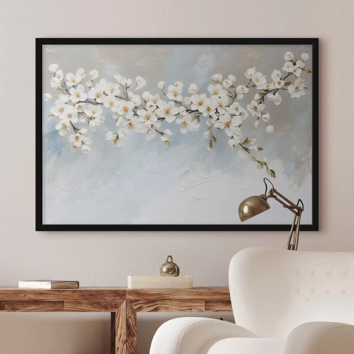 Poster Branche d'arbre à fleurs f44085
