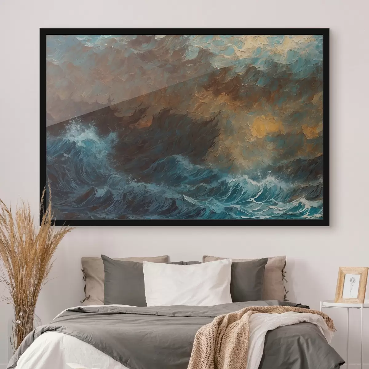 Poster Tempête de mer f44086