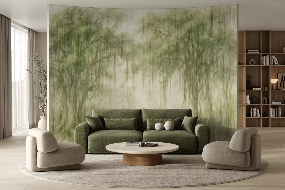 Papier peint Arbres abstraits w03819