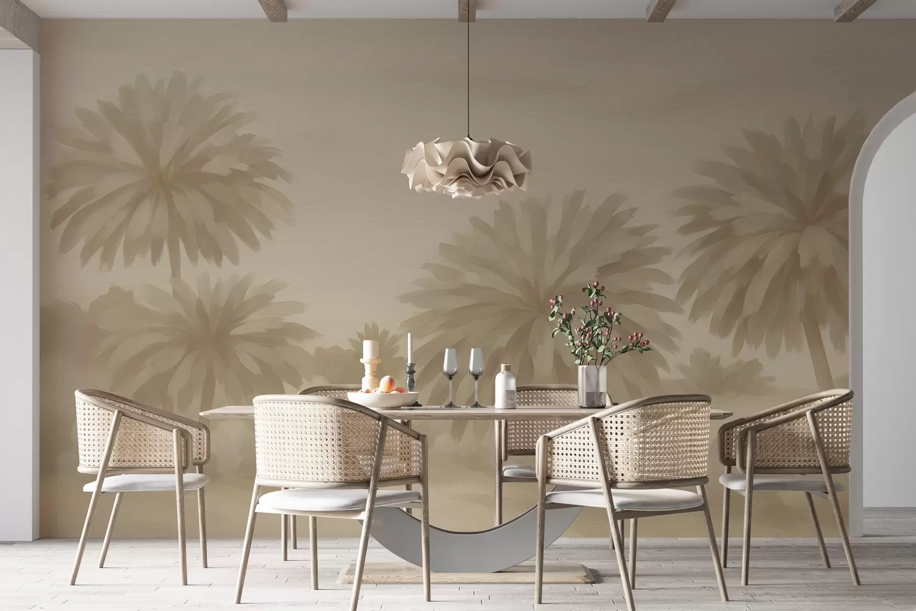 Papier peint Paysage aquarelle w03824v1