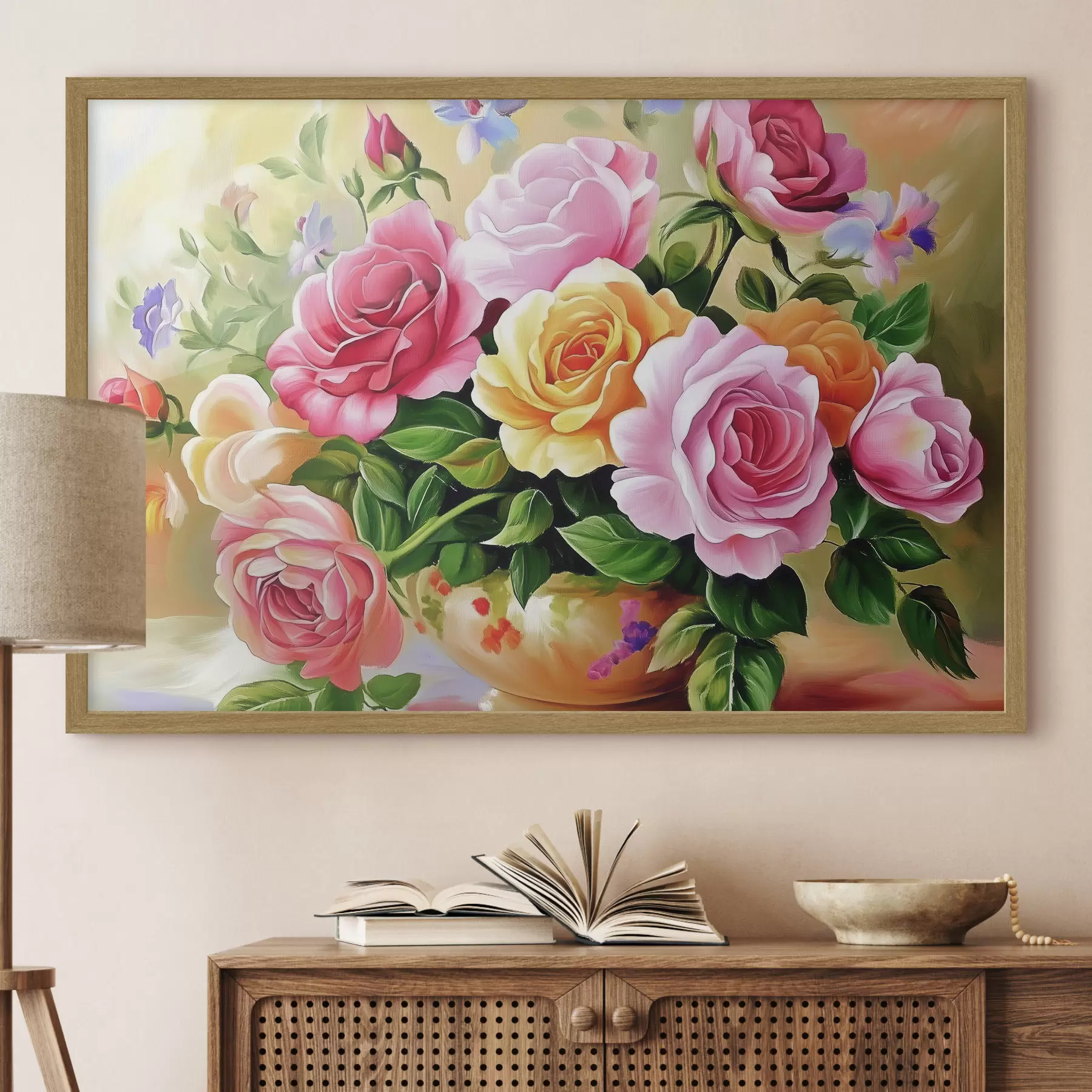 Papier peint Bouquet généreux f44217
