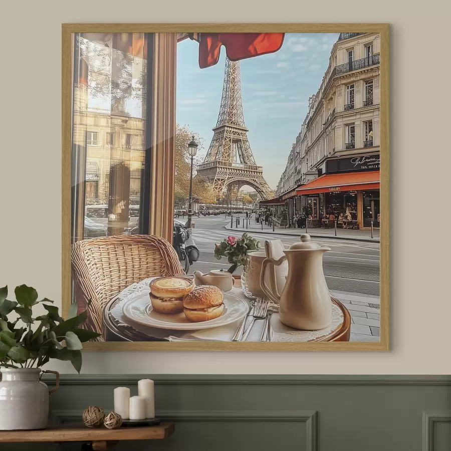 Papier peint Petit-déjeuner à Paris f44224