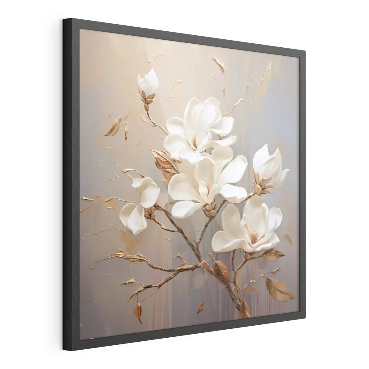 Poster Magnolias dans des tons chauds f43896