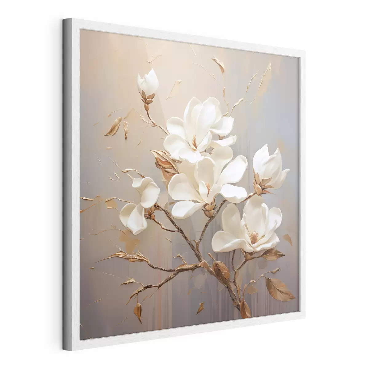 Poster Magnolias dans des tons chauds f43896