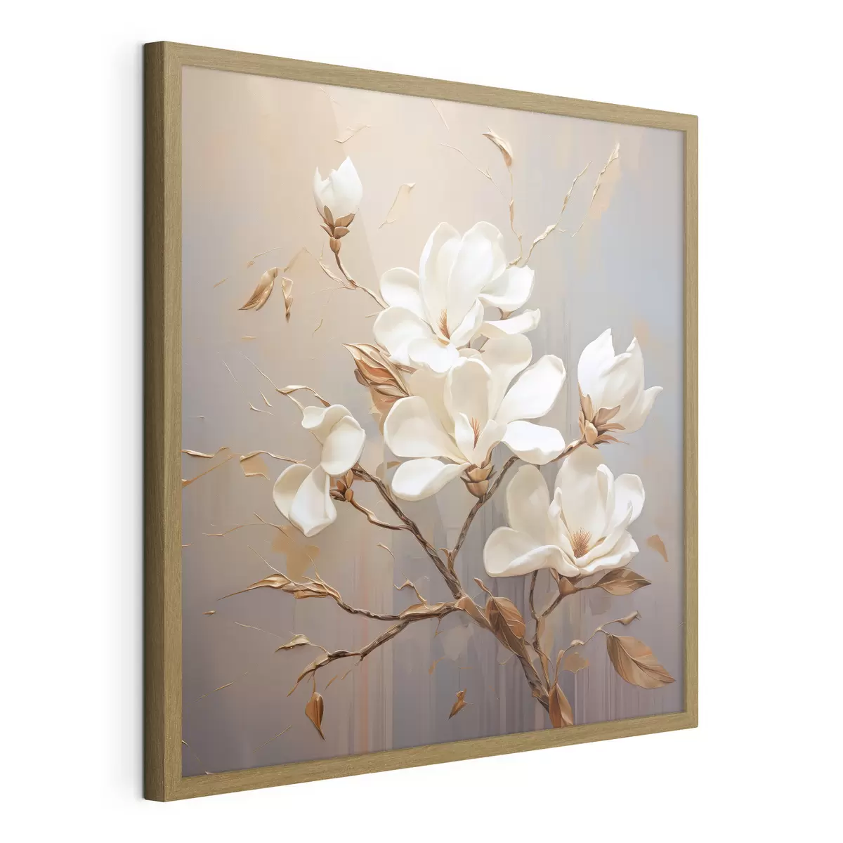 Poster Magnolias dans des tons chauds f43896