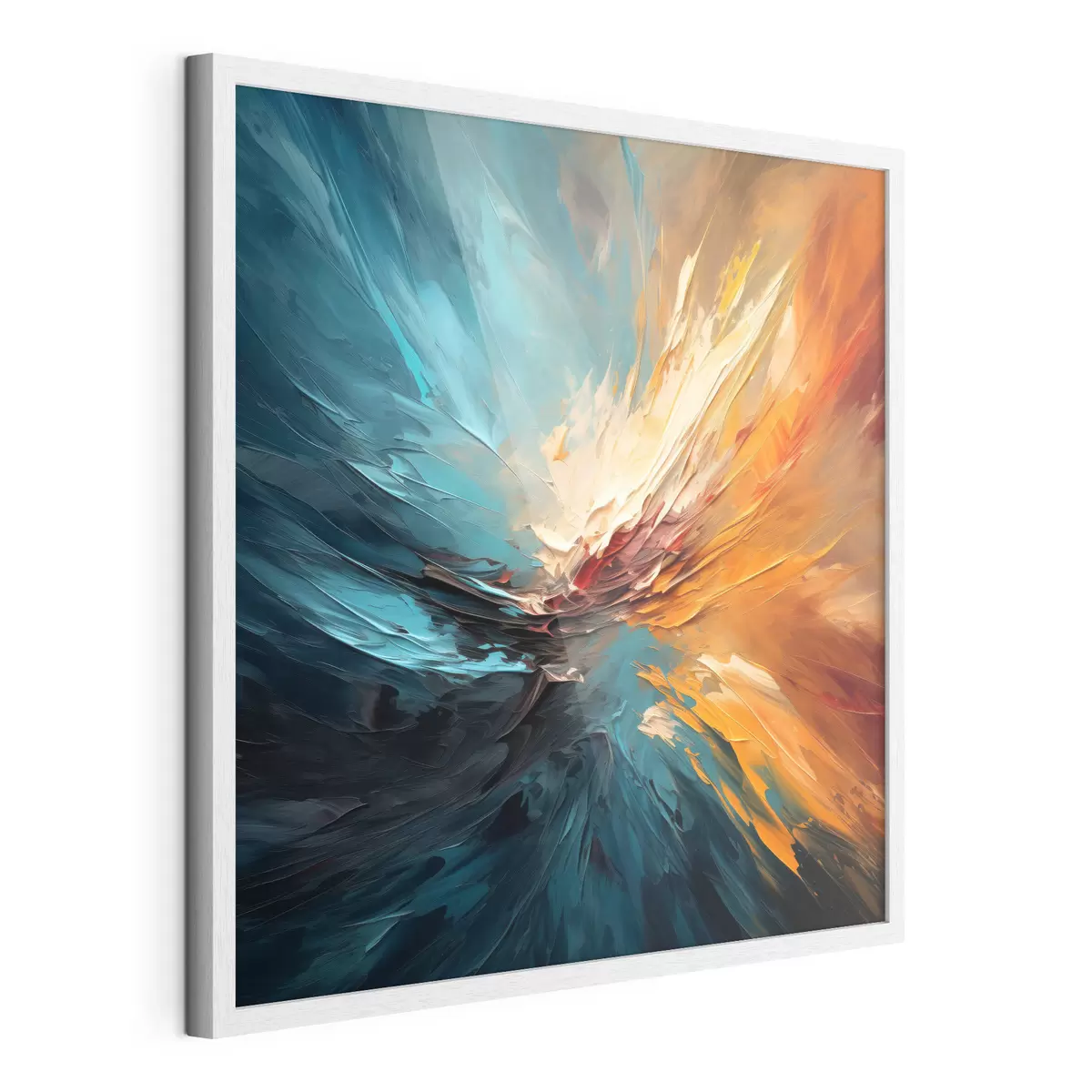 Poster Tourbillon abstrait de couleurs f44042