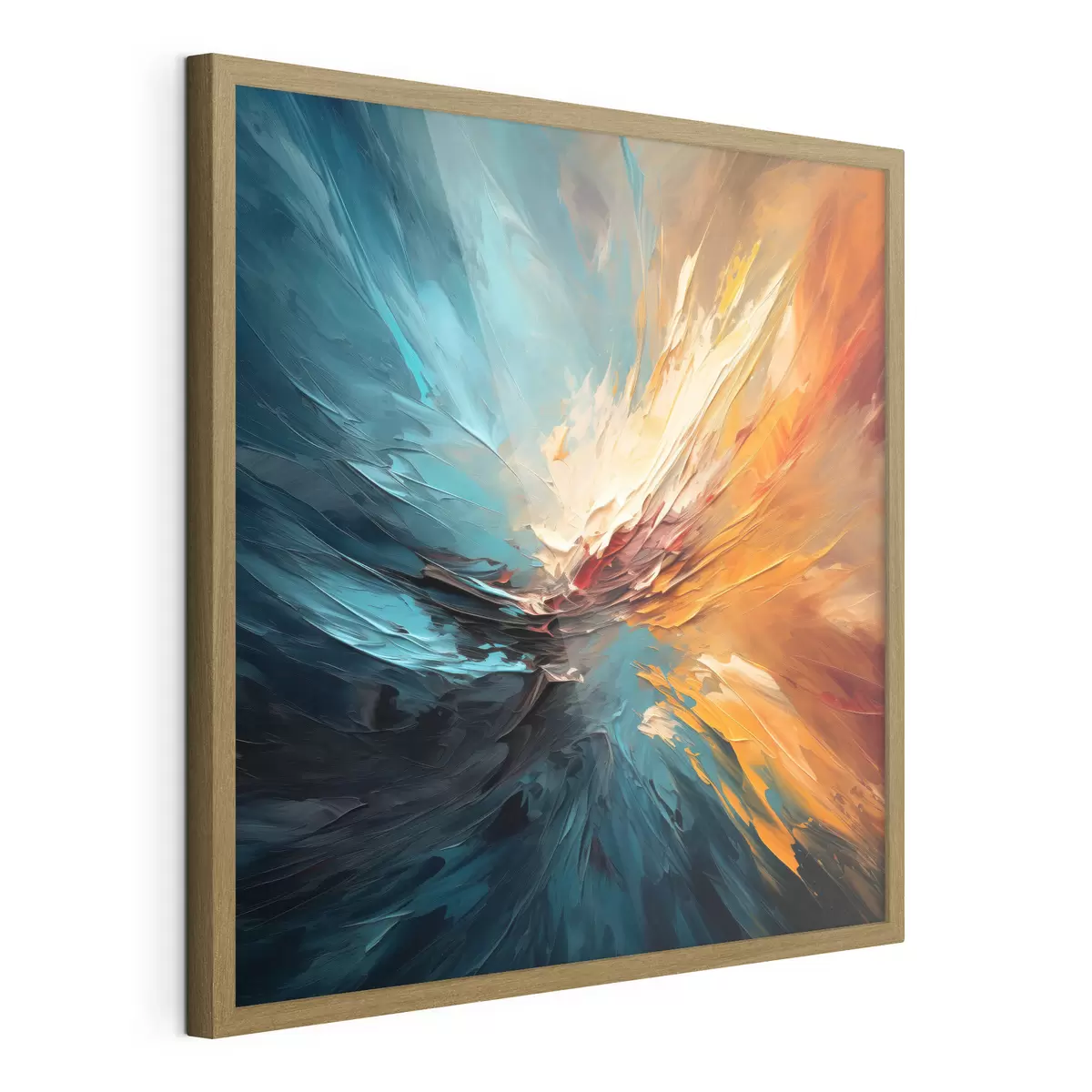 Poster Tourbillon abstrait de couleurs f44042