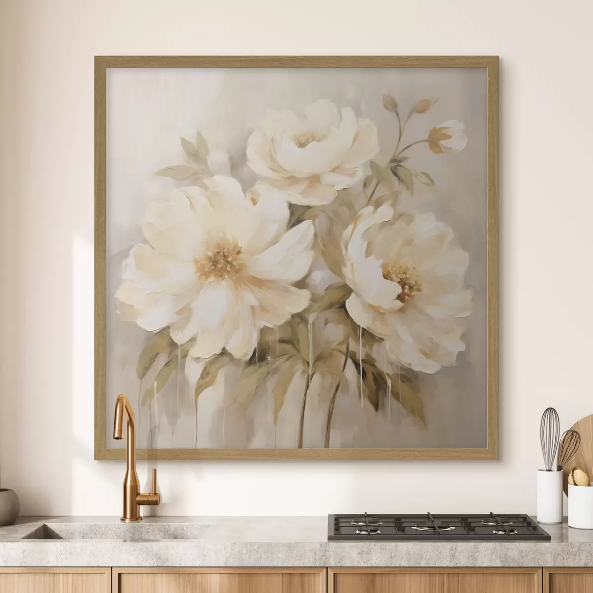 Poster Étreinte blanche f44043