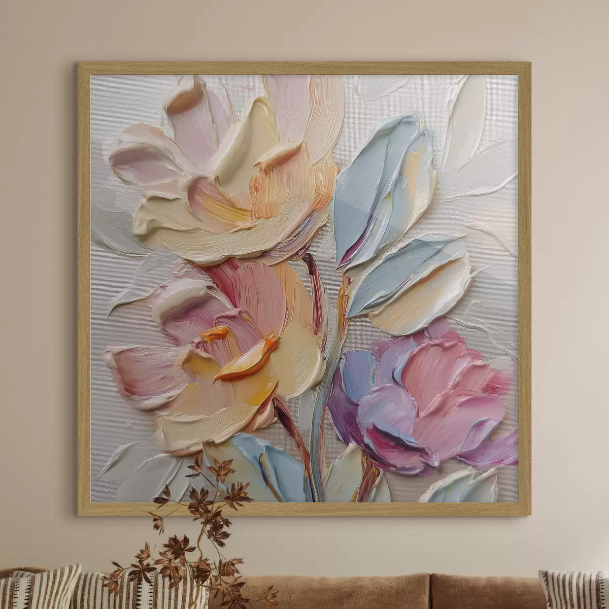 Poster Pétales en pastel f44240