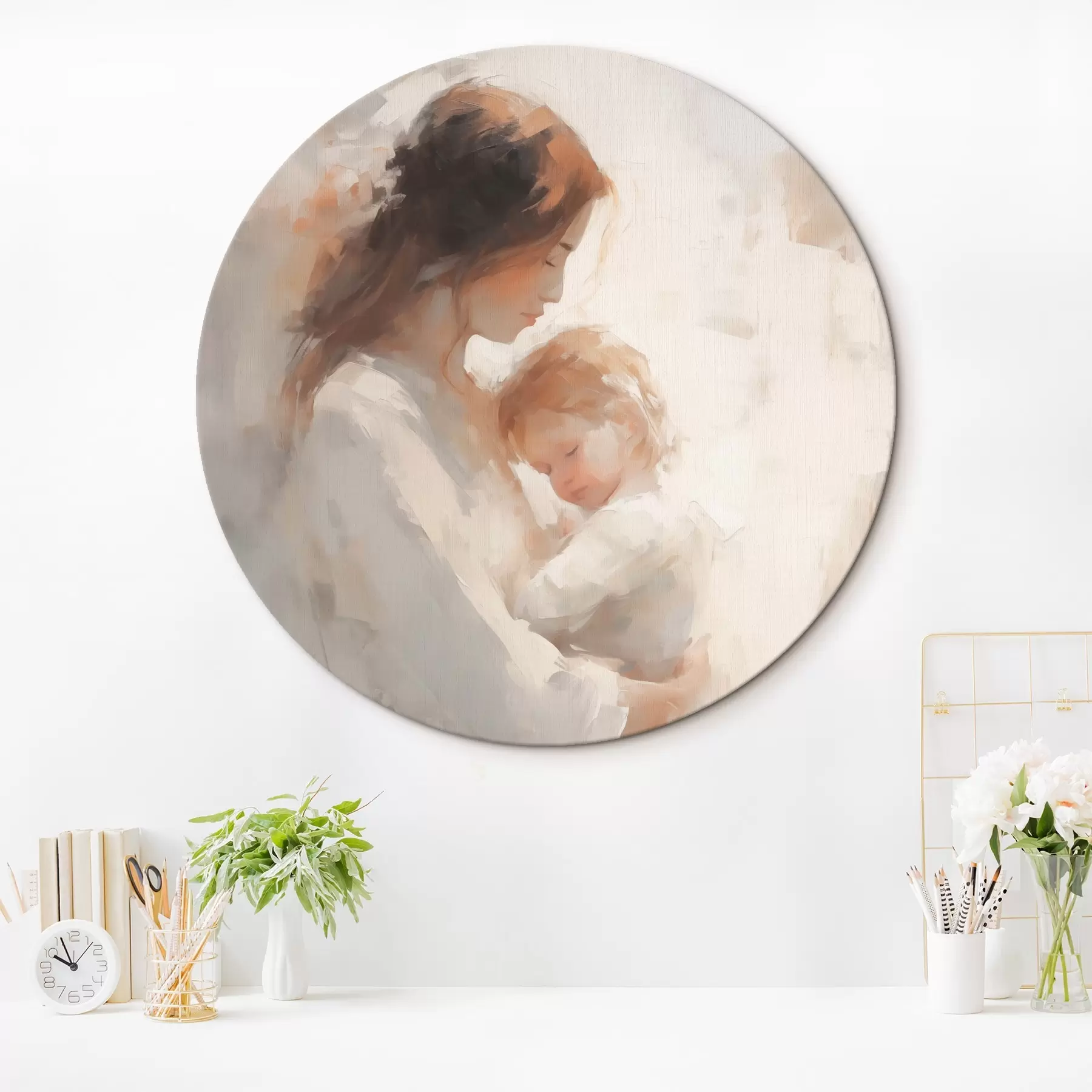 Tableau Fille avec un enfant r44285
