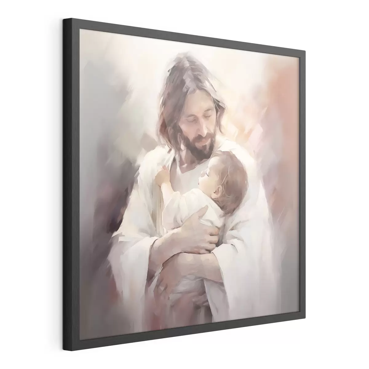 Poster Jésus avec un enfant f44283