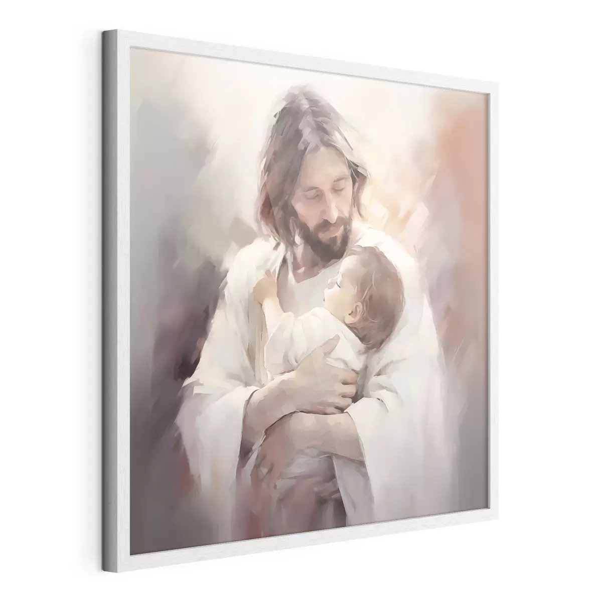 Poster Jésus avec un enfant f44283