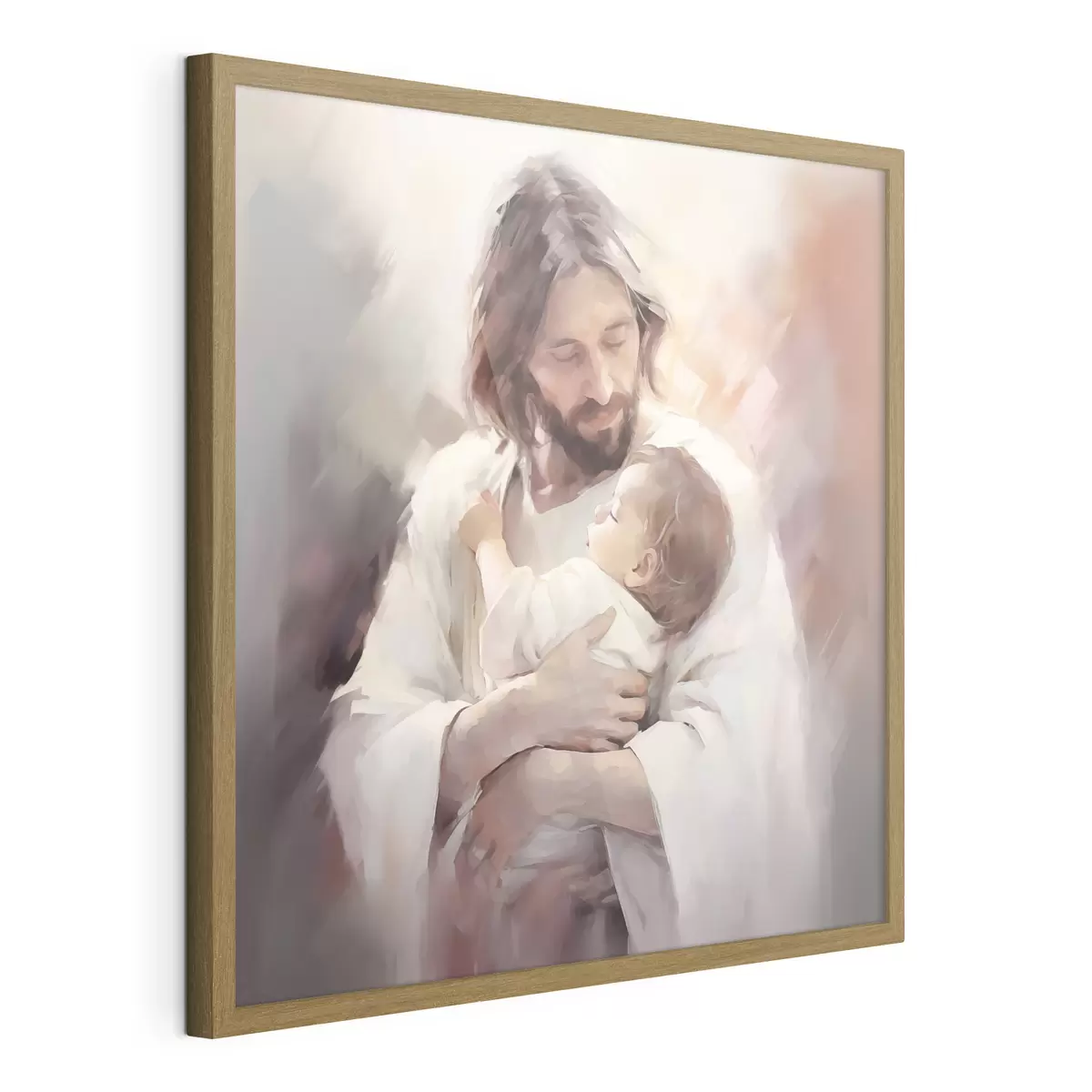 Poster Jésus avec un enfant f44283