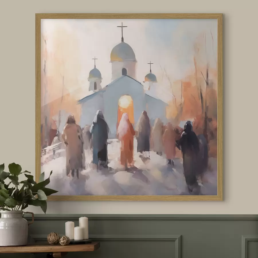 Papier peint Église f44286