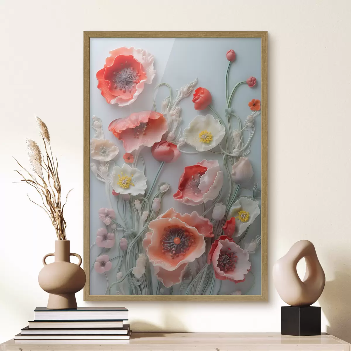 Poster Coquelicots des champs f44295