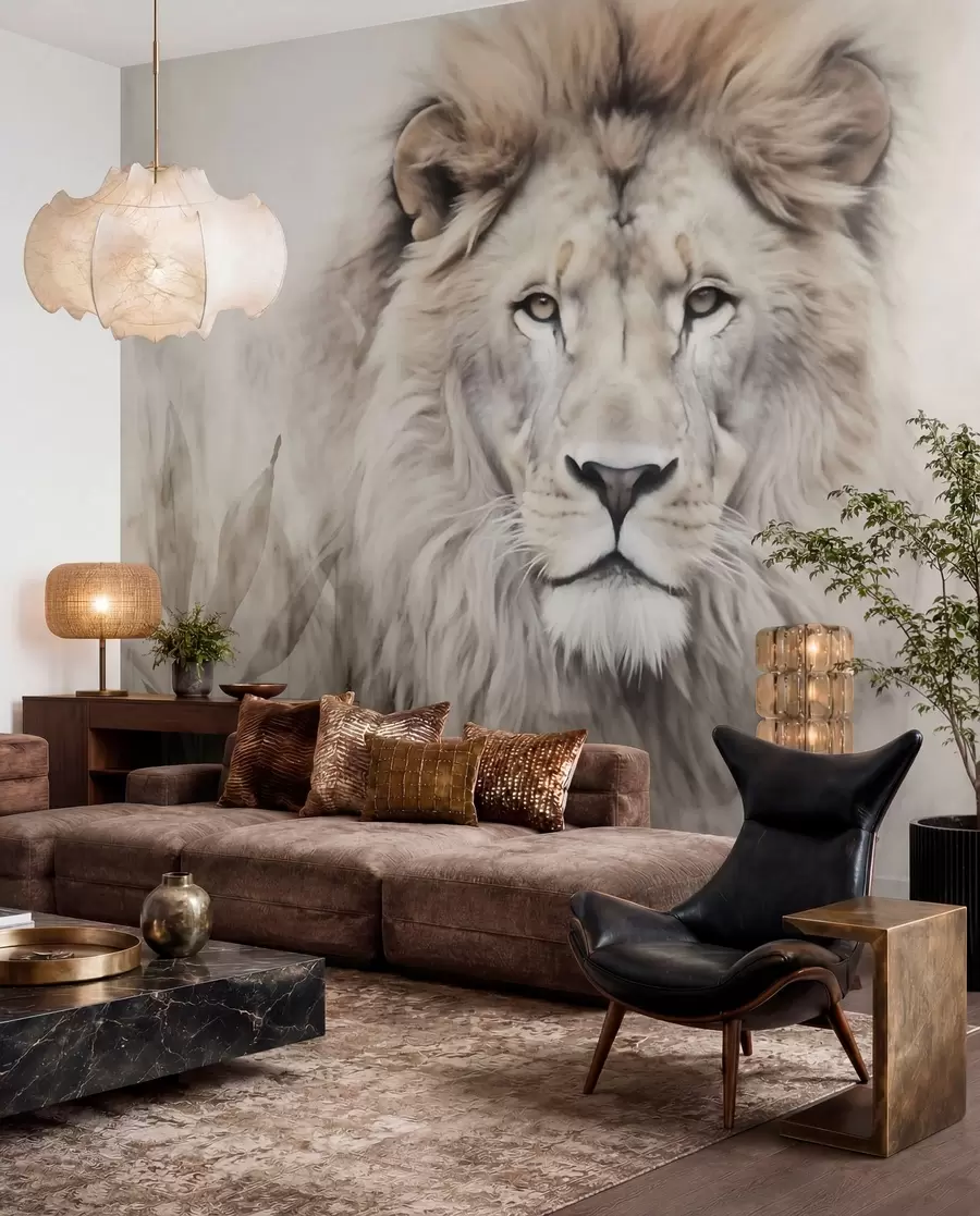 Papier peint Lion w03888