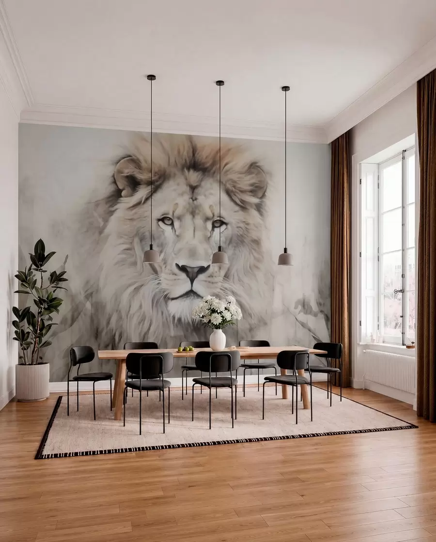 Papier peint Lion w03888