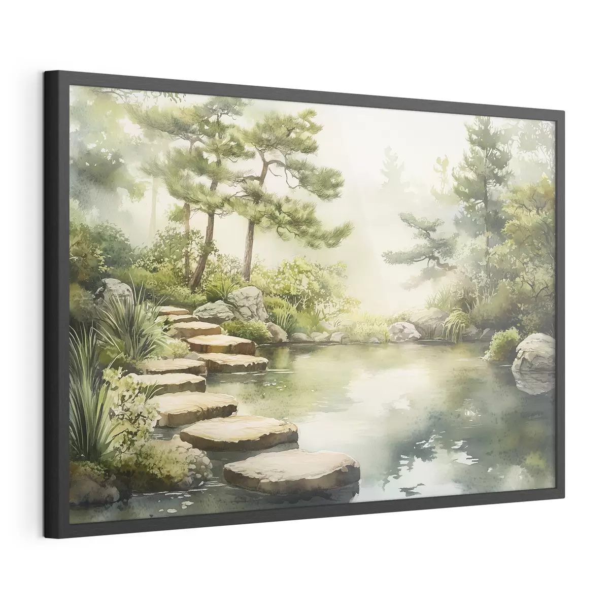 Poster Jardin et lueur f44313