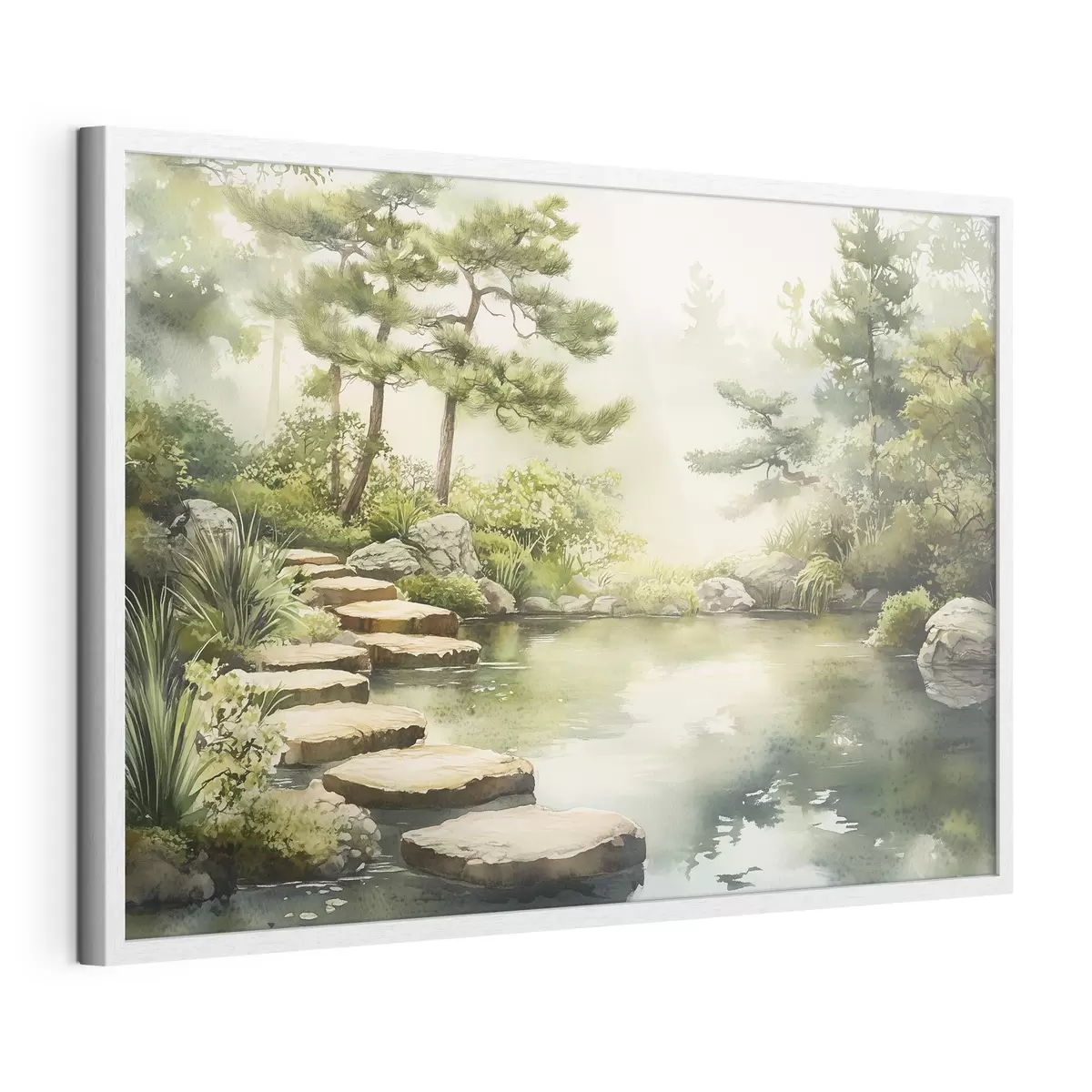 Poster Jardin et lueur f44313