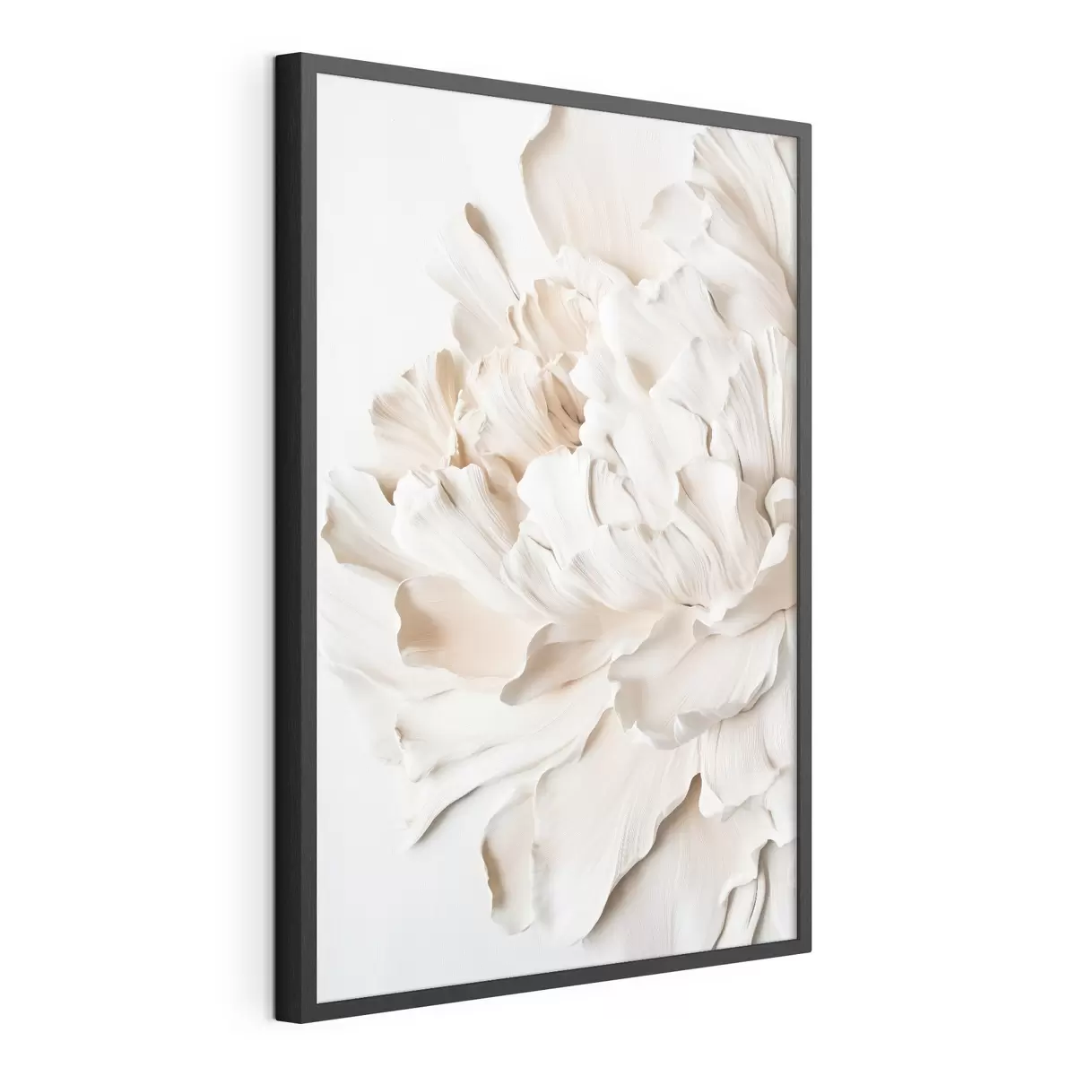 Poster Grande fleur beige f44316