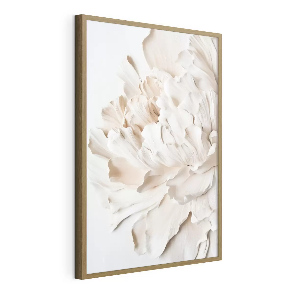 Poster Grande fleur beige f44316