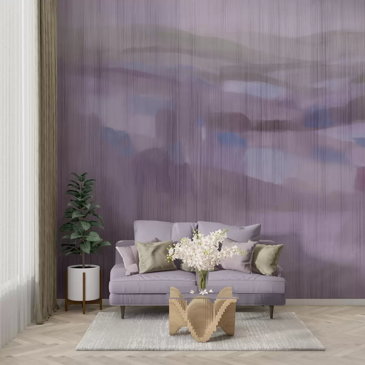 Papier peint Champs de fantaisie w03970v3