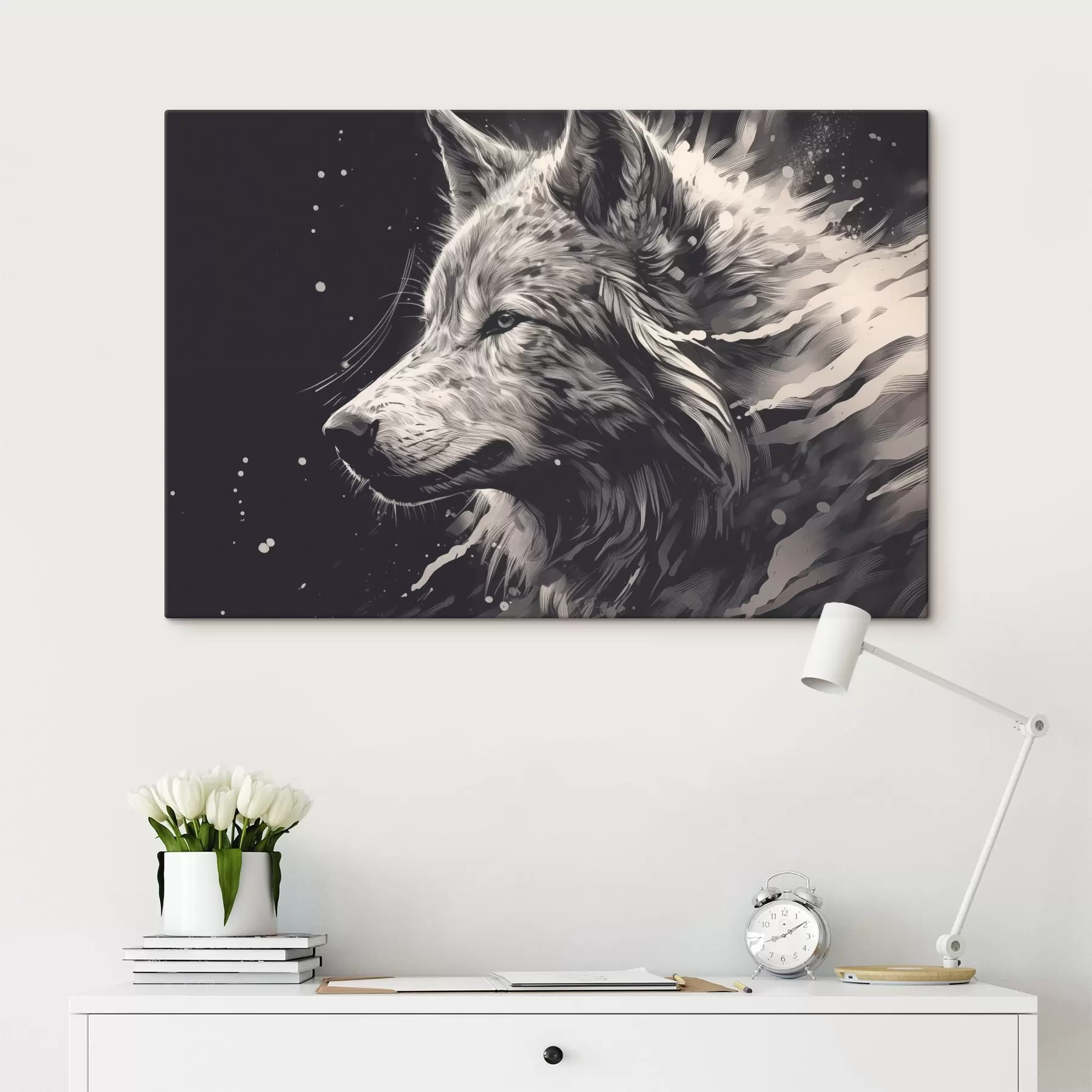 Tableau Loup s44271
