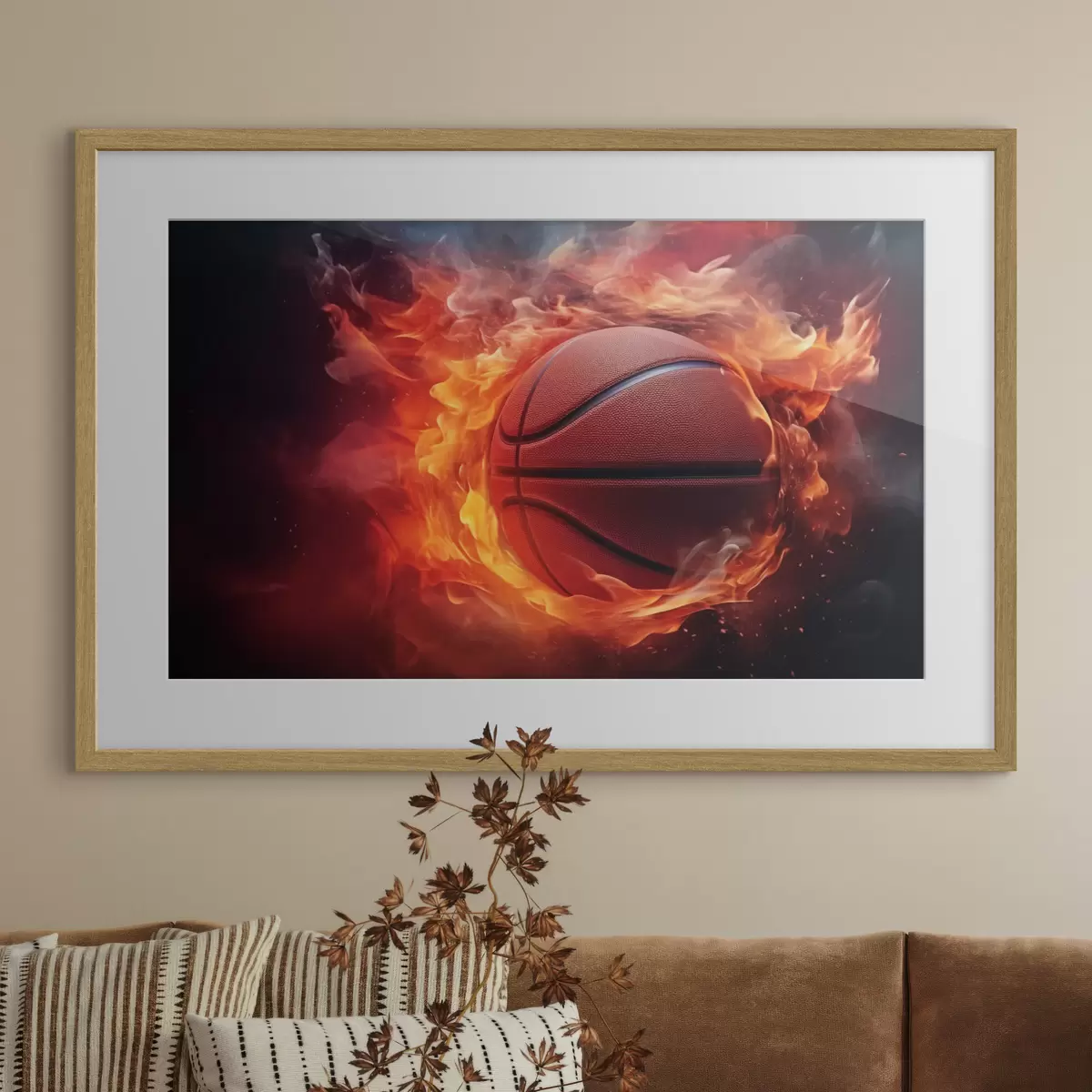 Poster Le feu du jeu f44272