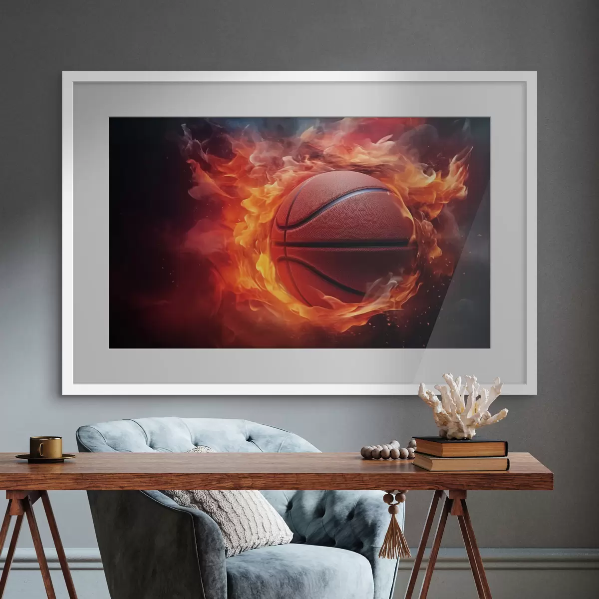 Poster Le feu du jeu f44272
