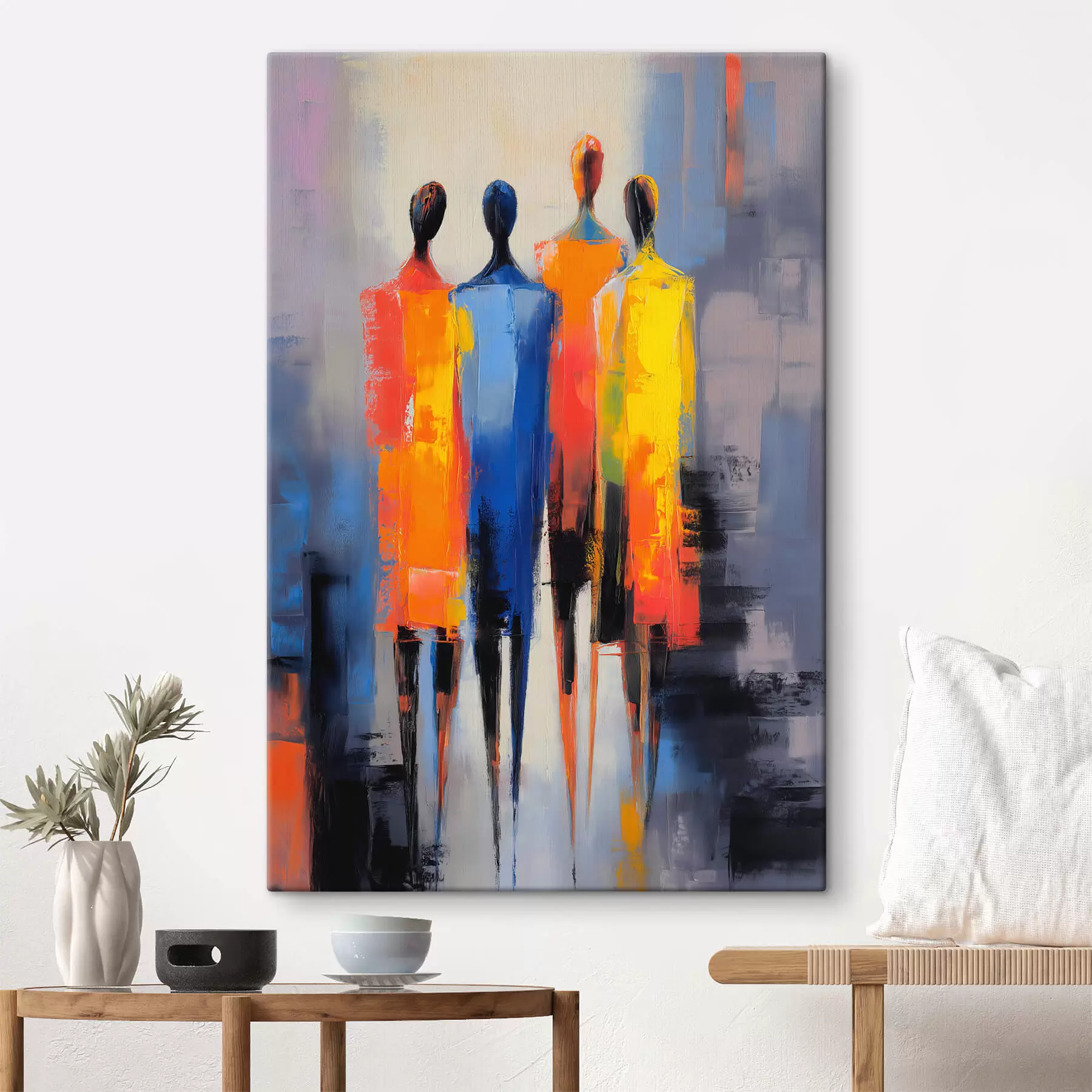 Papier peint Figures humaines abstraites s44367