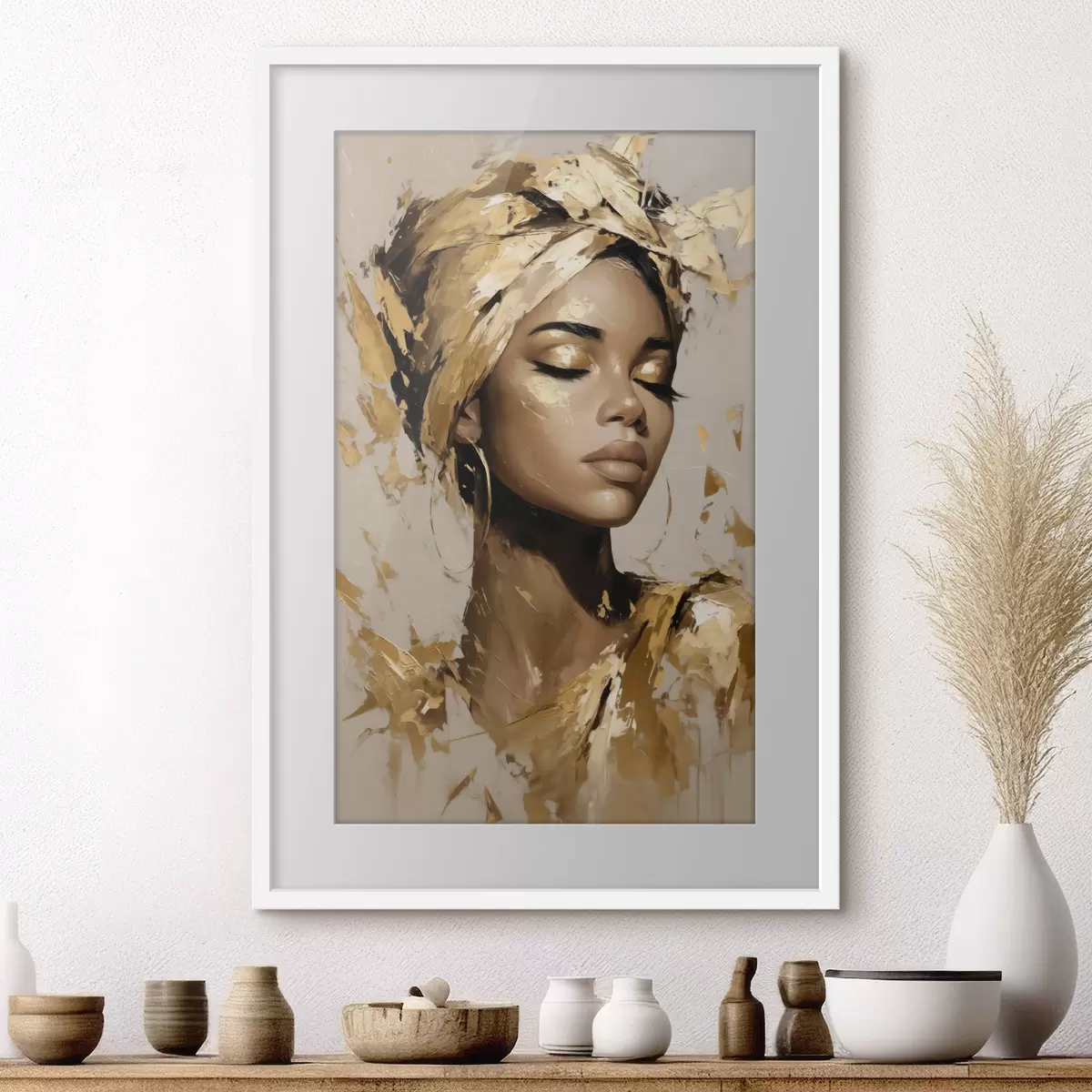 Poster Rêverie dorée f44368
