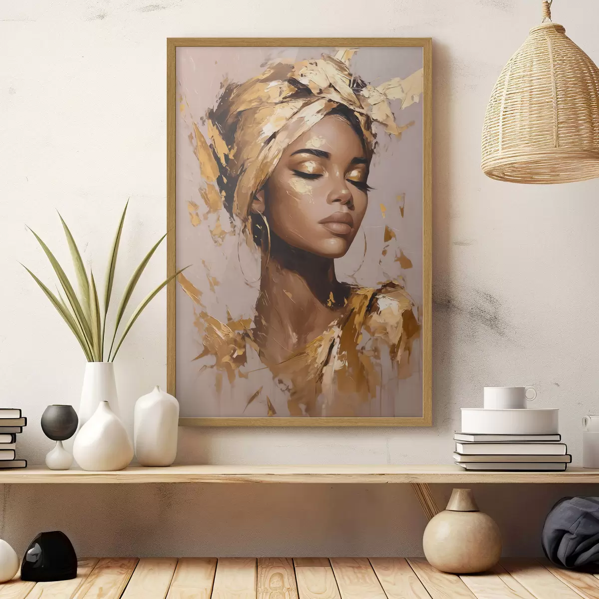 Poster Rêverie dorée f44368