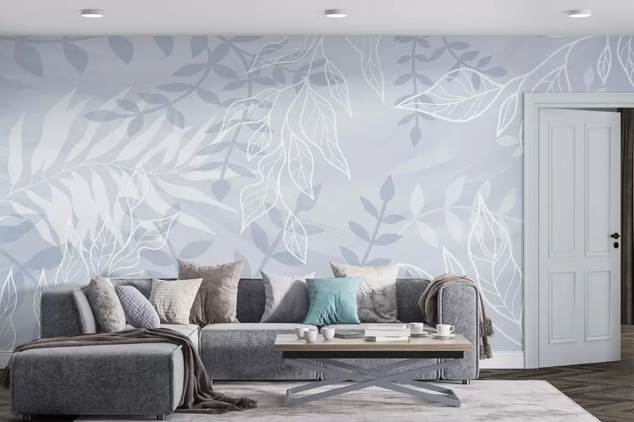 Papier peint Feuilles profilées w03984