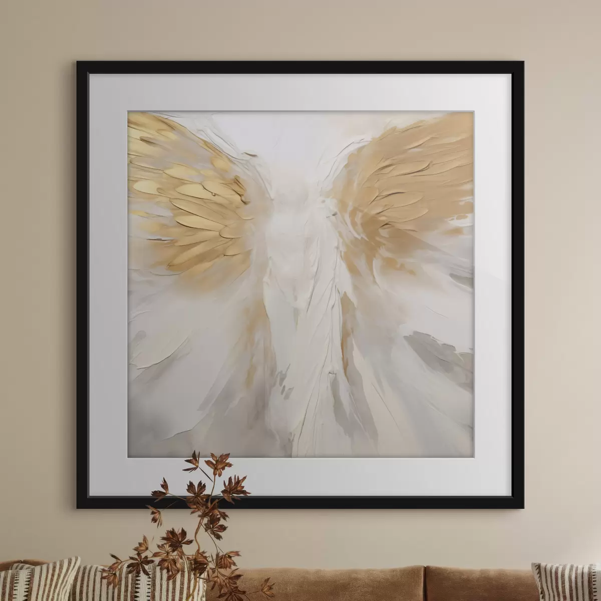 Poster Ailes d'ange abstraites f44425