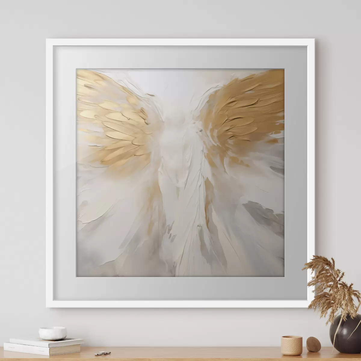 Poster Ailes d'ange abstraites f44425