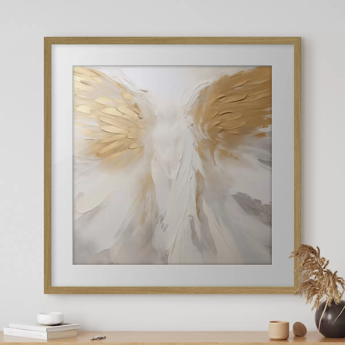 Poster Ailes d'ange abstraites f44425