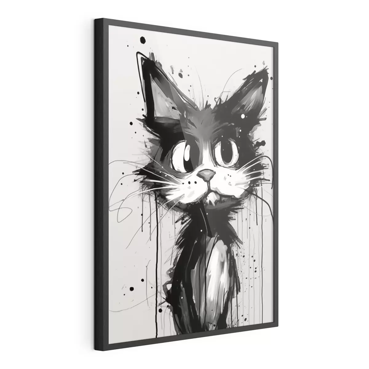 Poster Chat et étincelle f44483