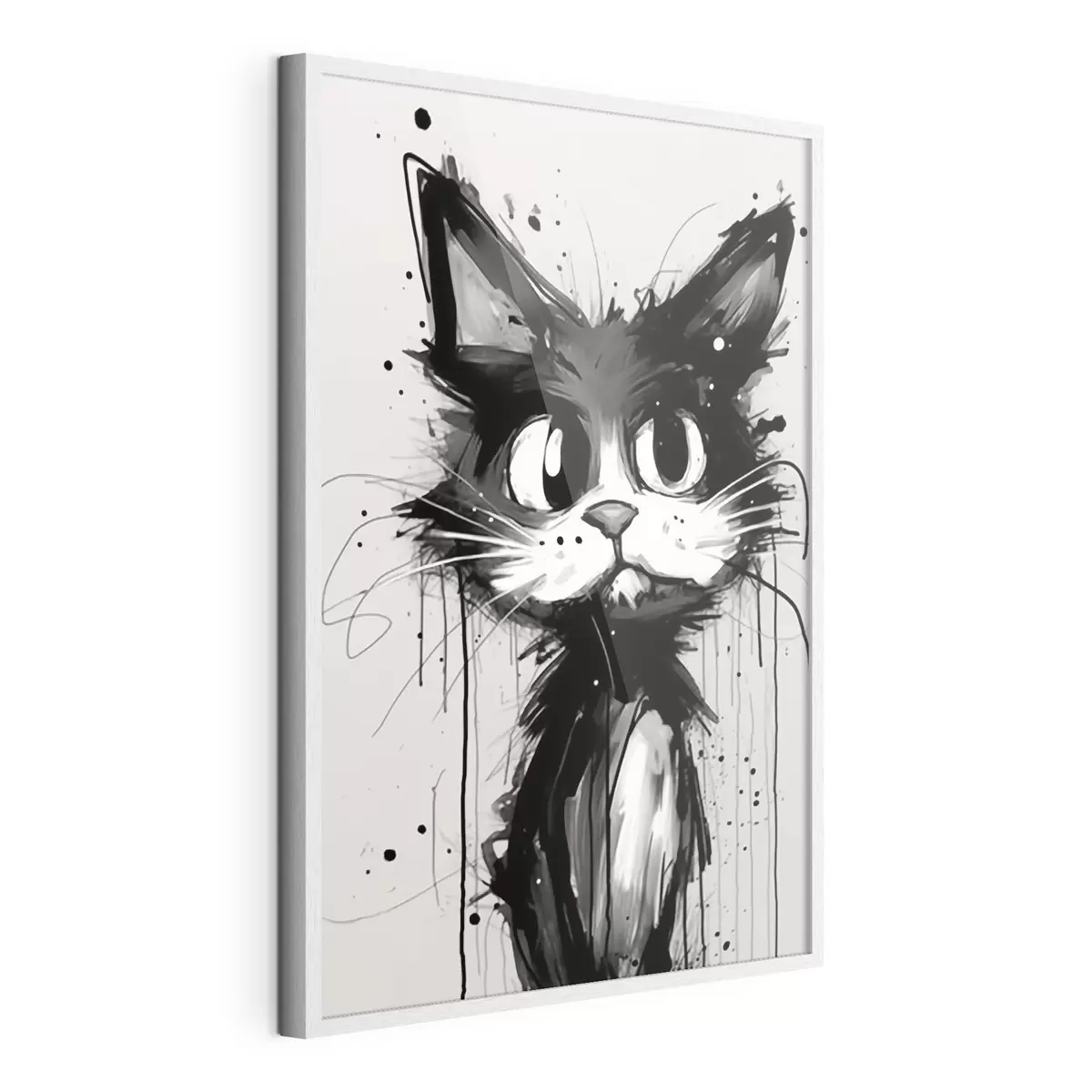 Poster Chat et étincelle f44483