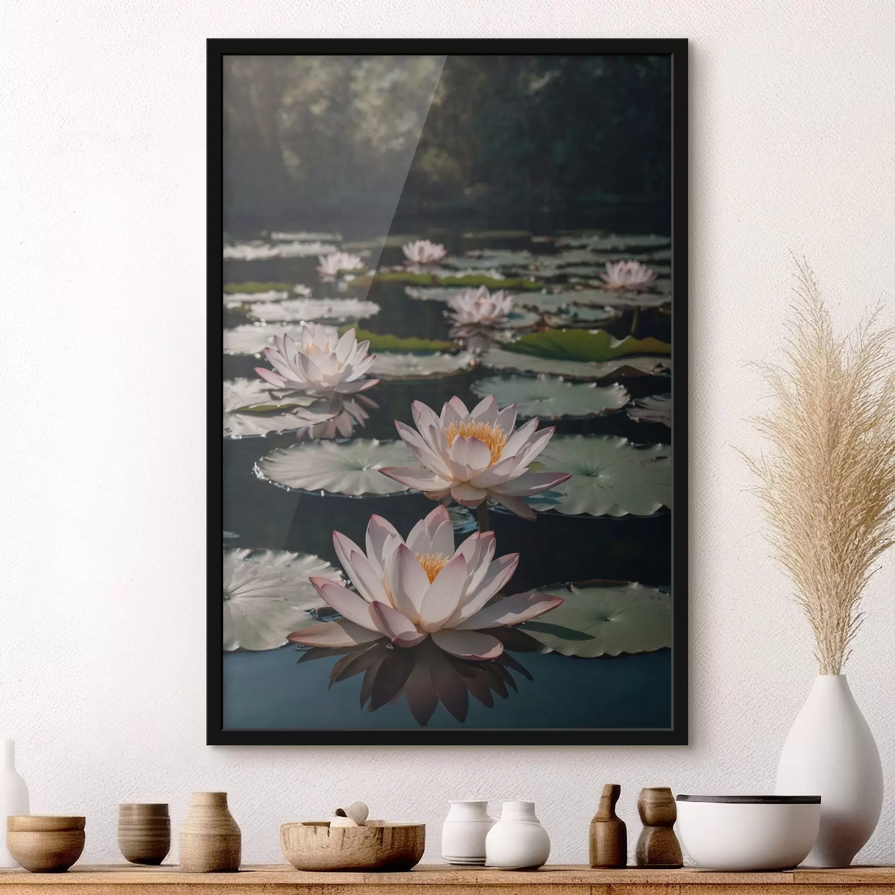 Papier peint Fleurs flottantes f44478