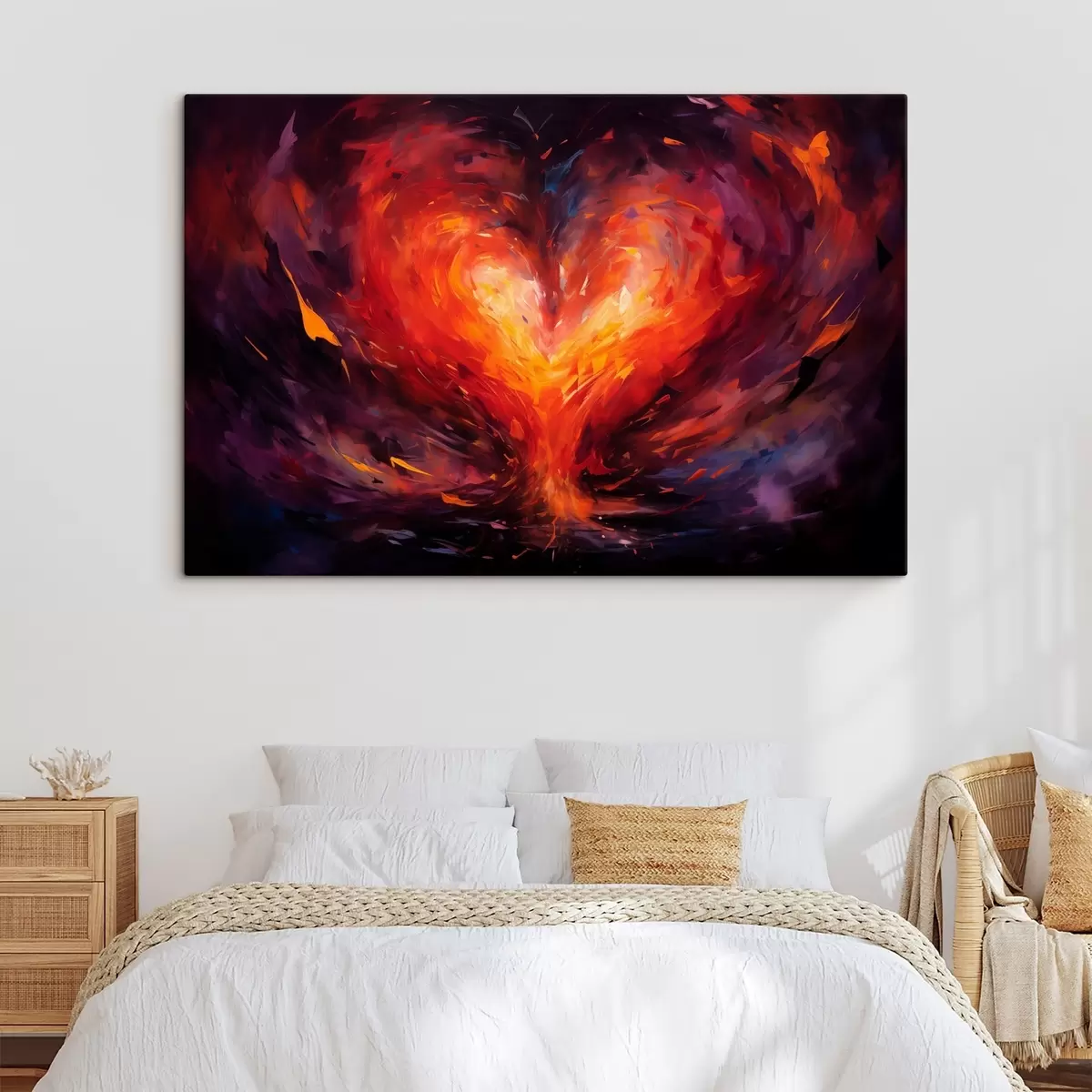 Tableau Coeur ardent s44537