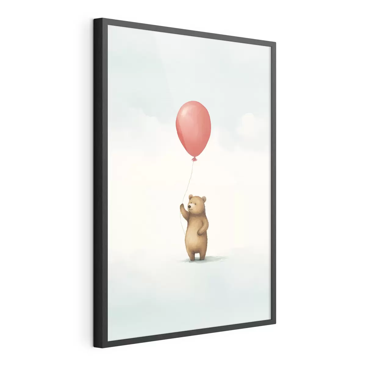 Poster Ourson et ballon f44535