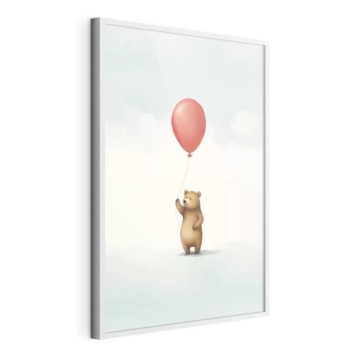 Poster Ourson et ballon f44535