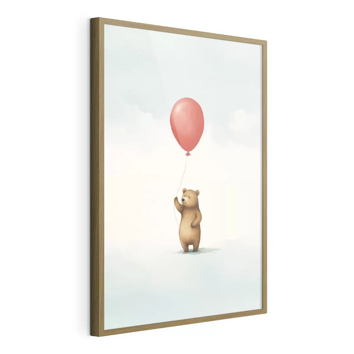 Poster Ourson et ballon f44535