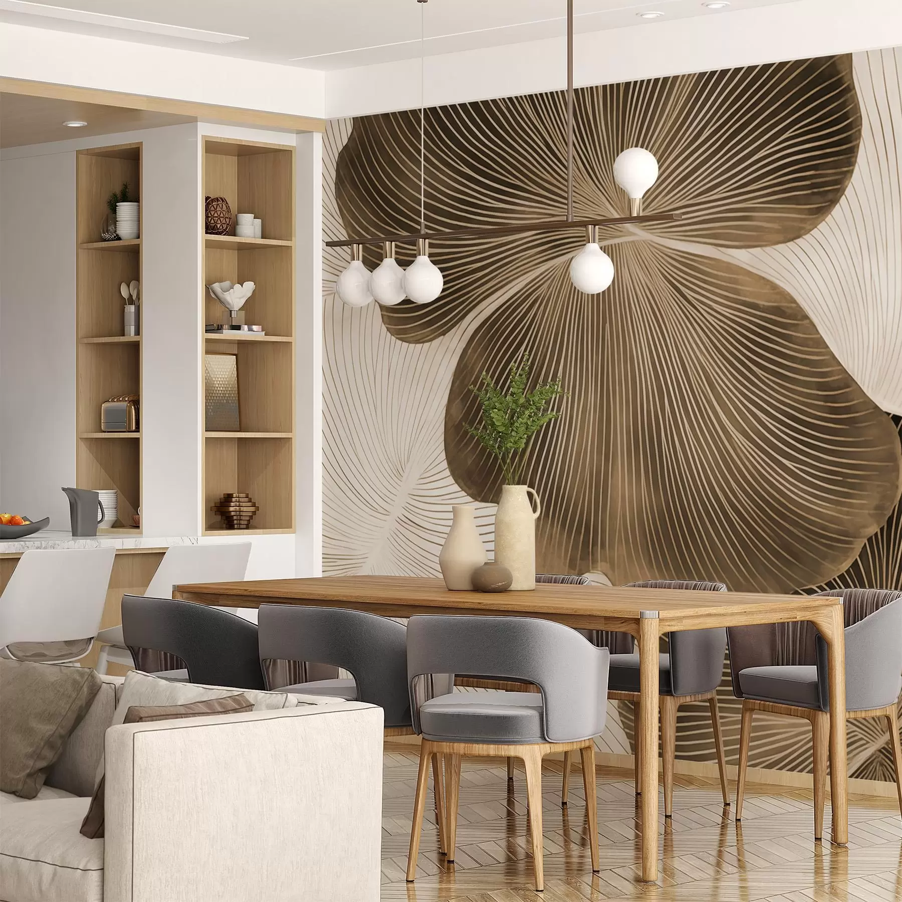 Papier peint Modèles lisses w04042v1