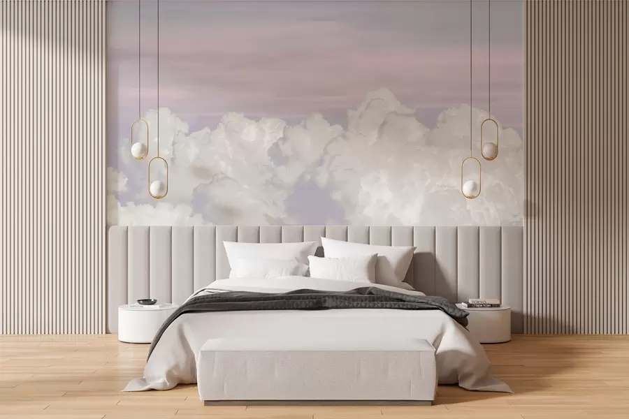 Papier peint ciel de vanille w04032