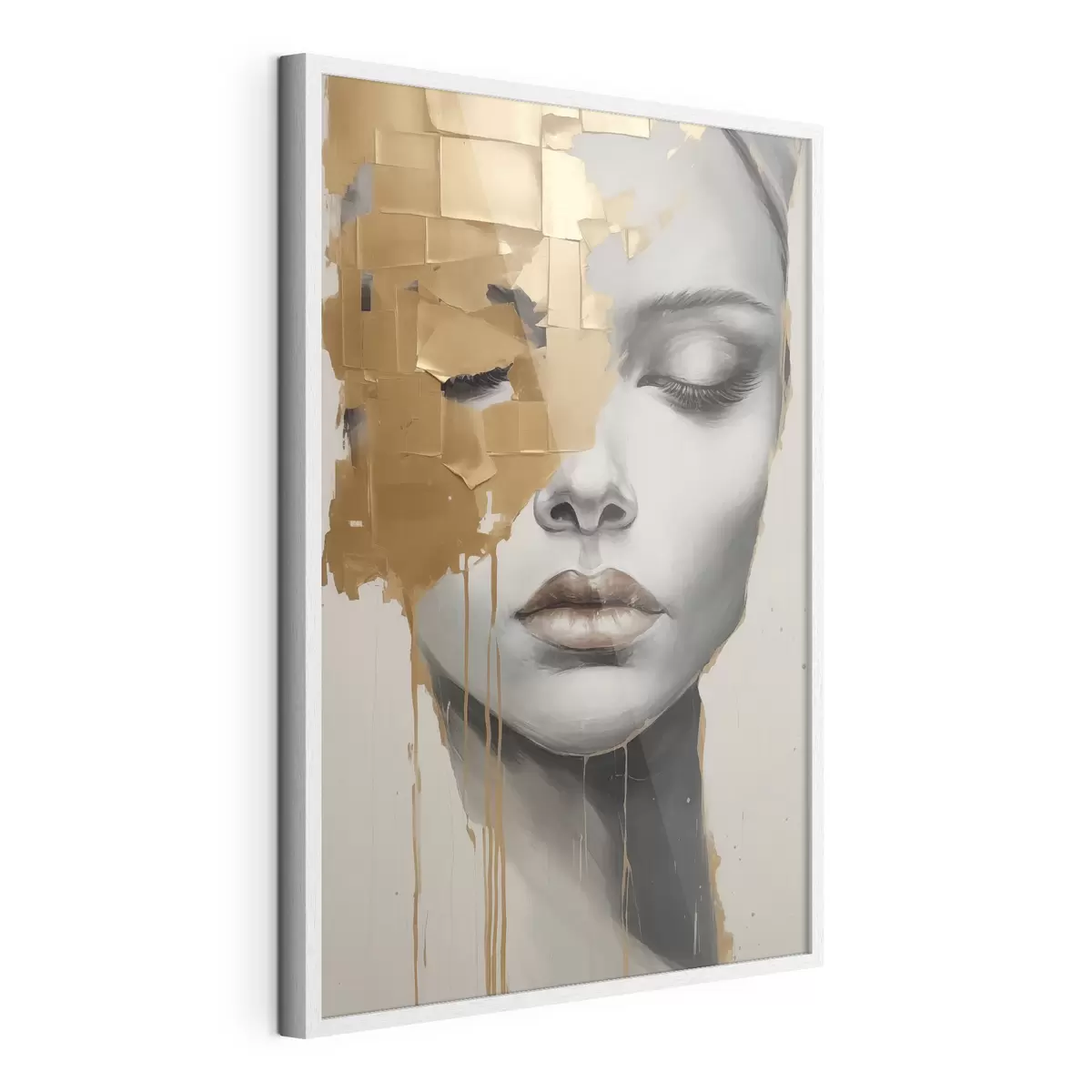 Poster Image de visage abstrait f44570