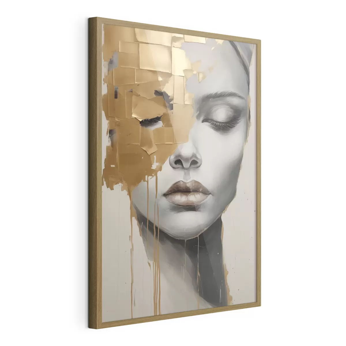 Poster Image de visage abstrait f44570